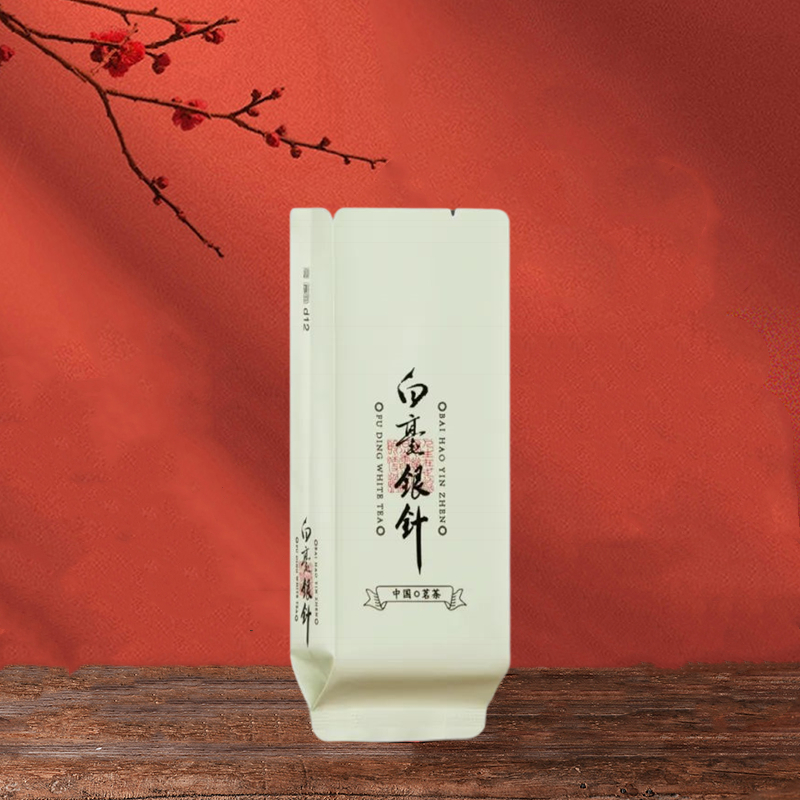 福鼎白茶白毫银针白牡丹公版彩印小泡袋13丝茶叶小包装V袋长款15c