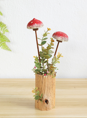 儿童桌面卡通摆件幼儿p园森系装饰景观别墅庭院花园植物角户外布