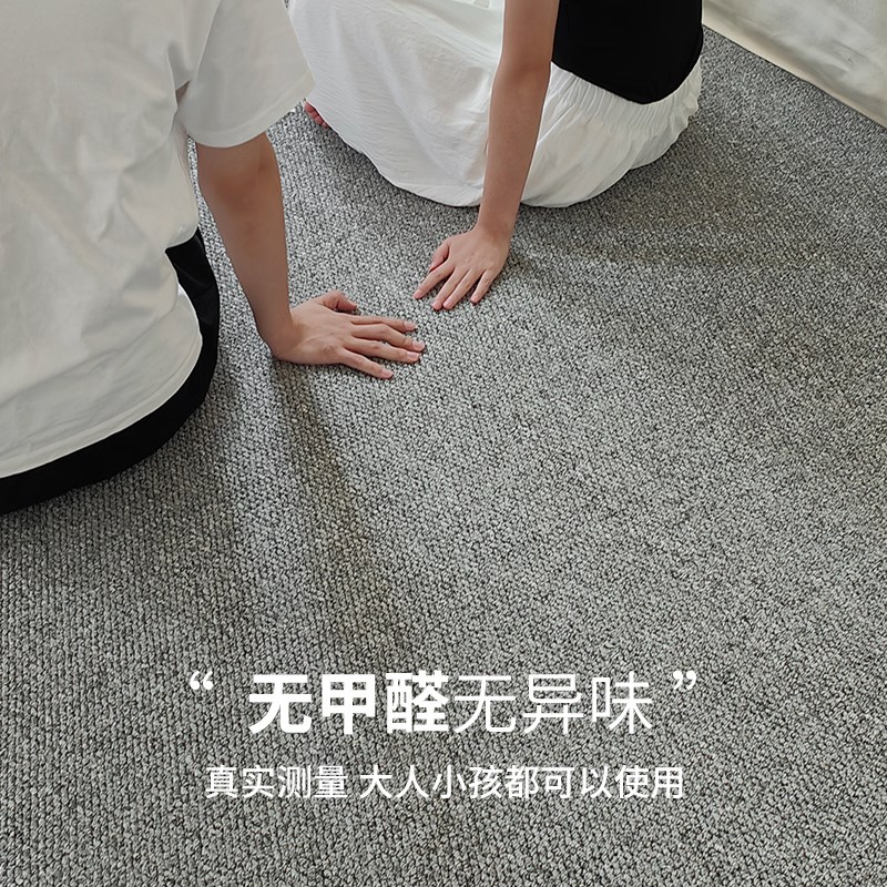 仿剑麻地毯客厅2024新款卧室床边复古风摄影棚R拍照地垫大面积全