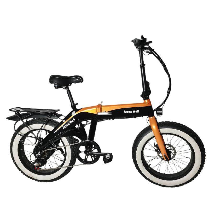 电动自行车豪华型20寸雪地电动自行车成人代步用车折叠雪地车