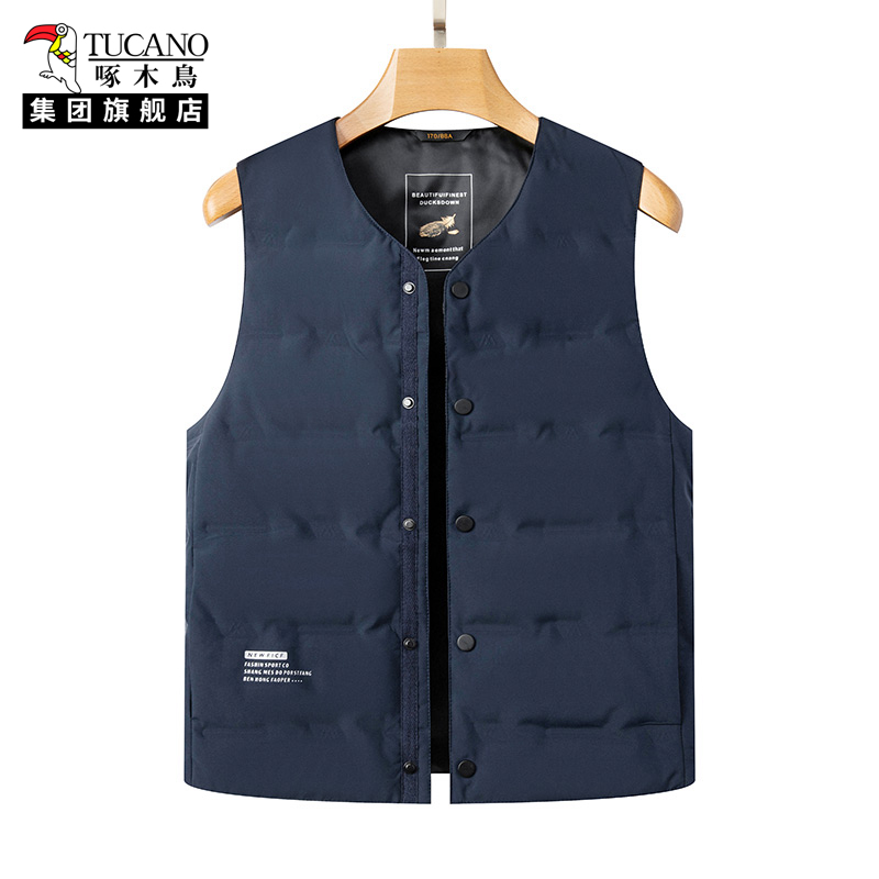 啄木鸟双面穿运动户外马夹多口袋