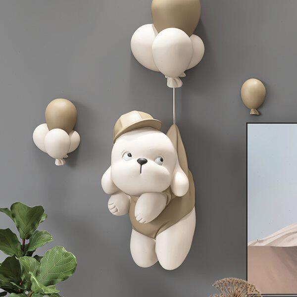 立体狗电视背景墙面装饰挂件客厅沙发餐厅玄关卧室床头儿童房壁挂