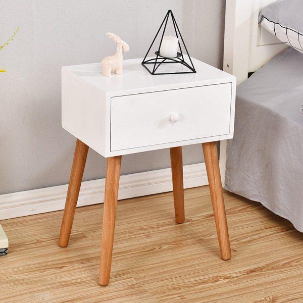 北欧床头柜实木简约现代卧室床边柜简易迷你柜子储物柜小型床头柜,住宅家具,床头柜,淘宝优惠券,粉丝福利购,淘宝优惠卷