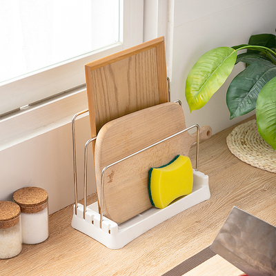 放菜板架子厨房专用砧板架子座落地案G板架收纳坐式切菜板架免打