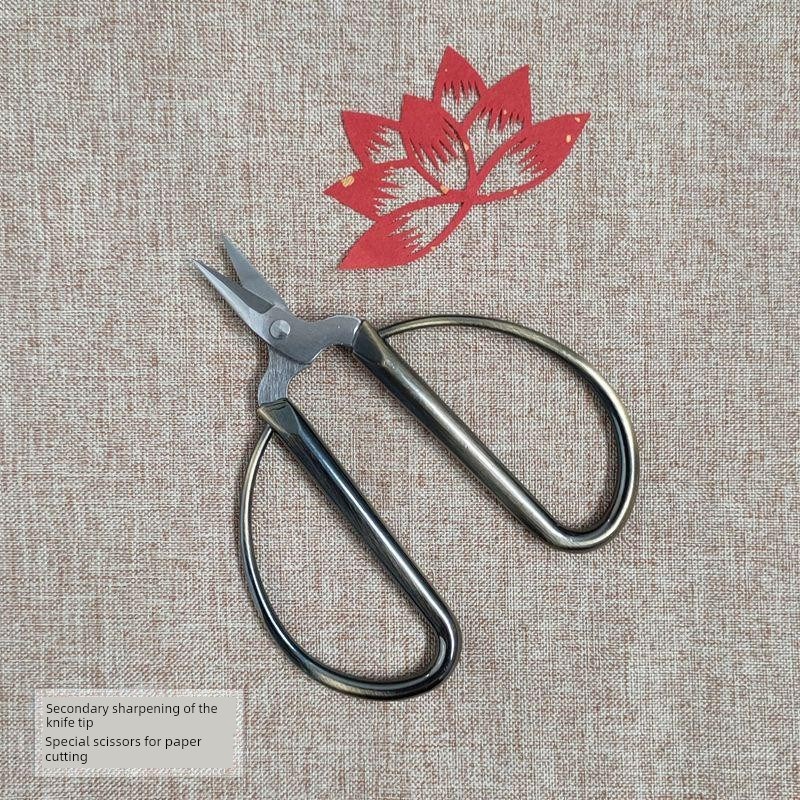 采购产品剪纸专用剪刀,窗框剪y刀,专业艺术小提示,手工锐化提示