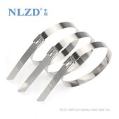 S304不锈钢扎带 船用金属扎带100条固定钢箍绑带8 1000多长度可选