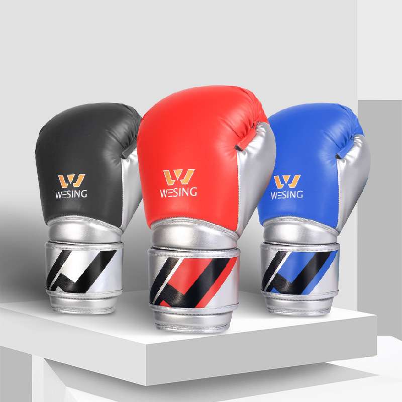 8/10/12OZ儿童成人格斗泰拳手套散打拳击手套训练武术拳套