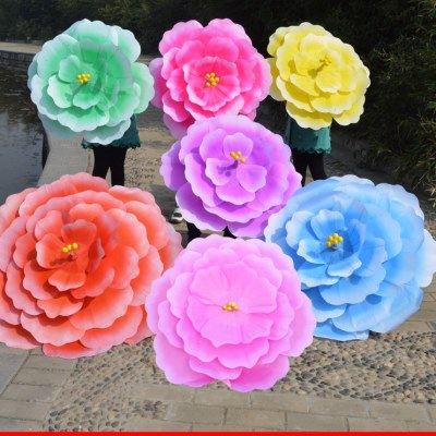 牡丹花伞道具舞蹈演出伞表演手拿花跳舞伞花运动会入场开幕式创意,运动/瑜伽/健身/球迷用品,更多舞蹈配饰,淘宝优惠券,粉丝福利购,淘宝优惠卷