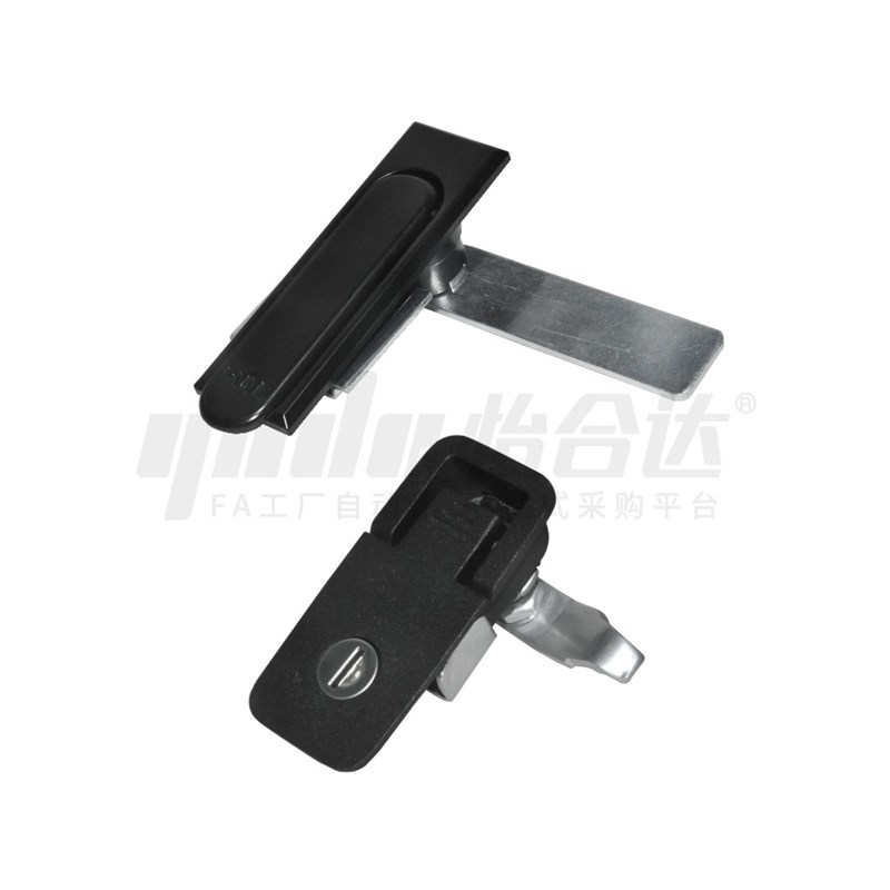 怡合达XAT20/21/23/24/47平面锁 J单点式 把手拉起转动式 带锁芯