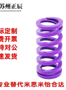 紫色矩形弹簧YSWC-D14.5-17-21-26-31-3H-46/L20-30-40-50-300