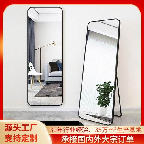 镜子全身镜家用落地穿衣镜客厅挂墙镜子女生卧室试衣镜落地大镜子