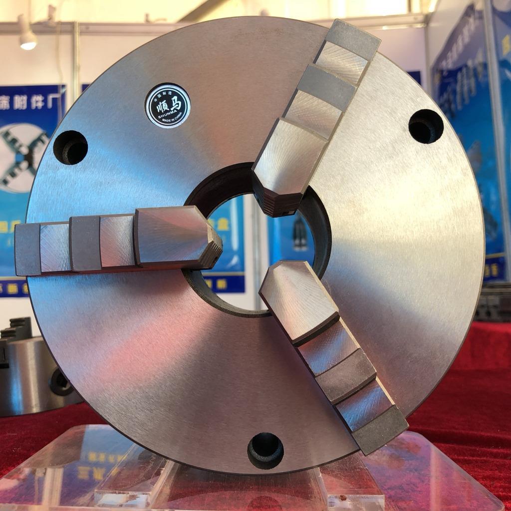 顺马牌TK21全穿前穿三爪自定心卡盘TK21 250三爪卡盘配环球卡盘