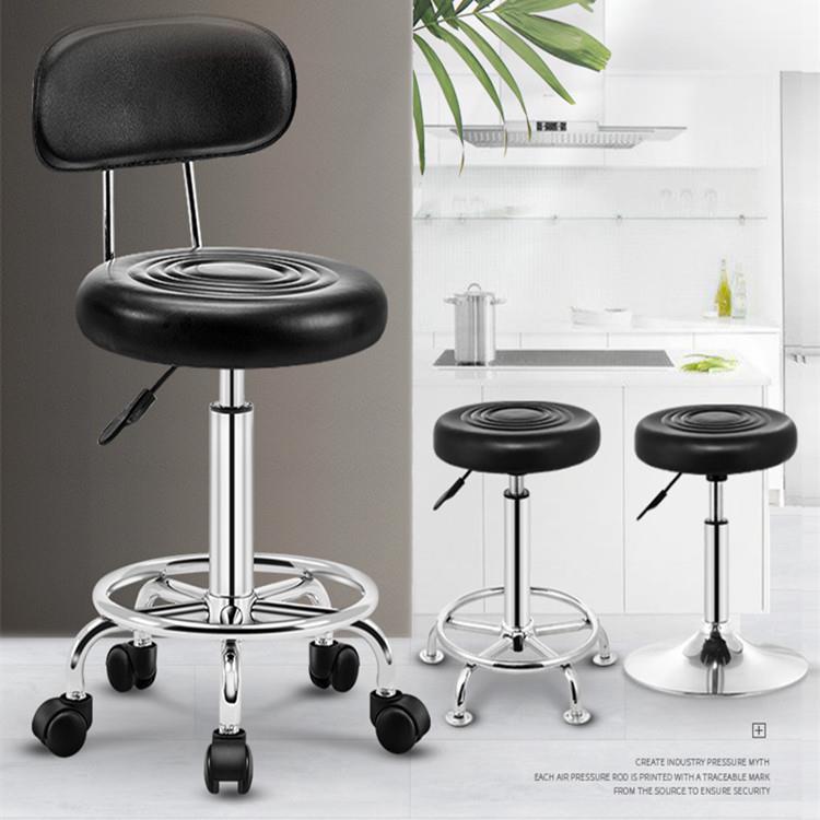 美容凳美容美发椅吧台凳子高脚酒吧椅美甲海绵酒吧凳吧台椅升降凳