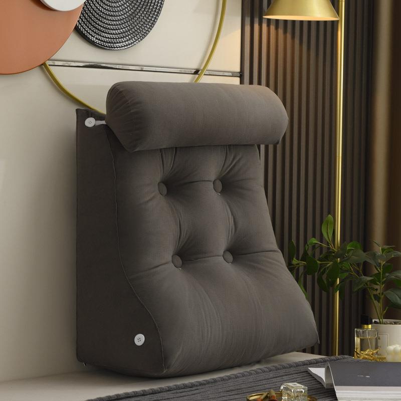 三角床头靠垫大靠背垫床上靠枕软包护腰宿舍客厅沙发榻榻米抱枕