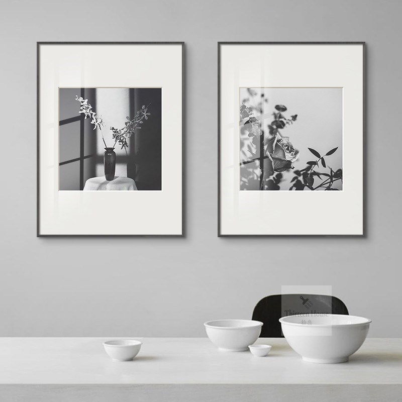 建筑摄影现代客厅装饰画简约沙发C背景墙餐厅抽象挂画饭厅艺术壁图片