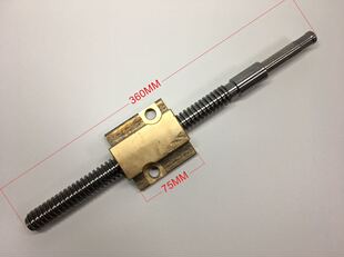 台湾618磨床丝杆准力M614\618精密手摇磨前后丝杆Y轴铜螺母订铜套