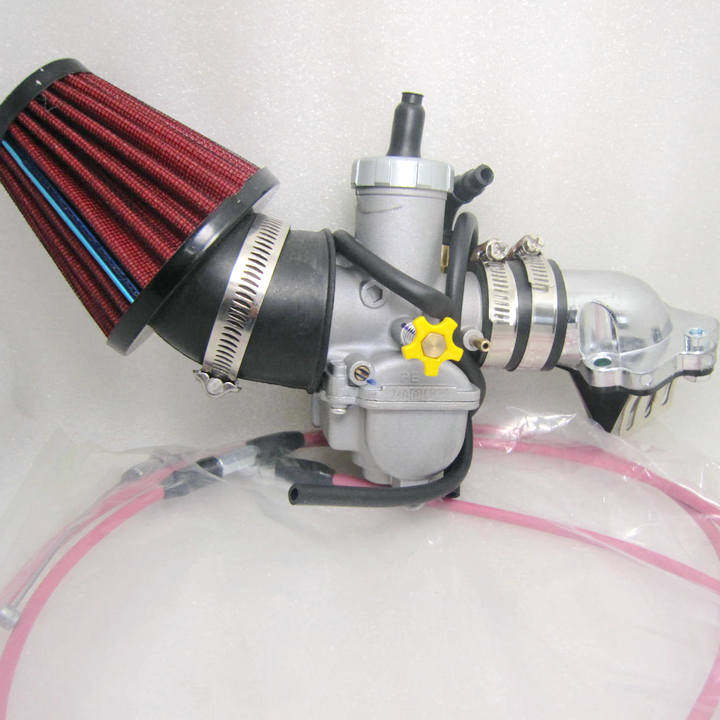 KEIHIN JOG50/90ZR风帆90改装PE24 PE28吊桶化油器接口RAD蘑菇头