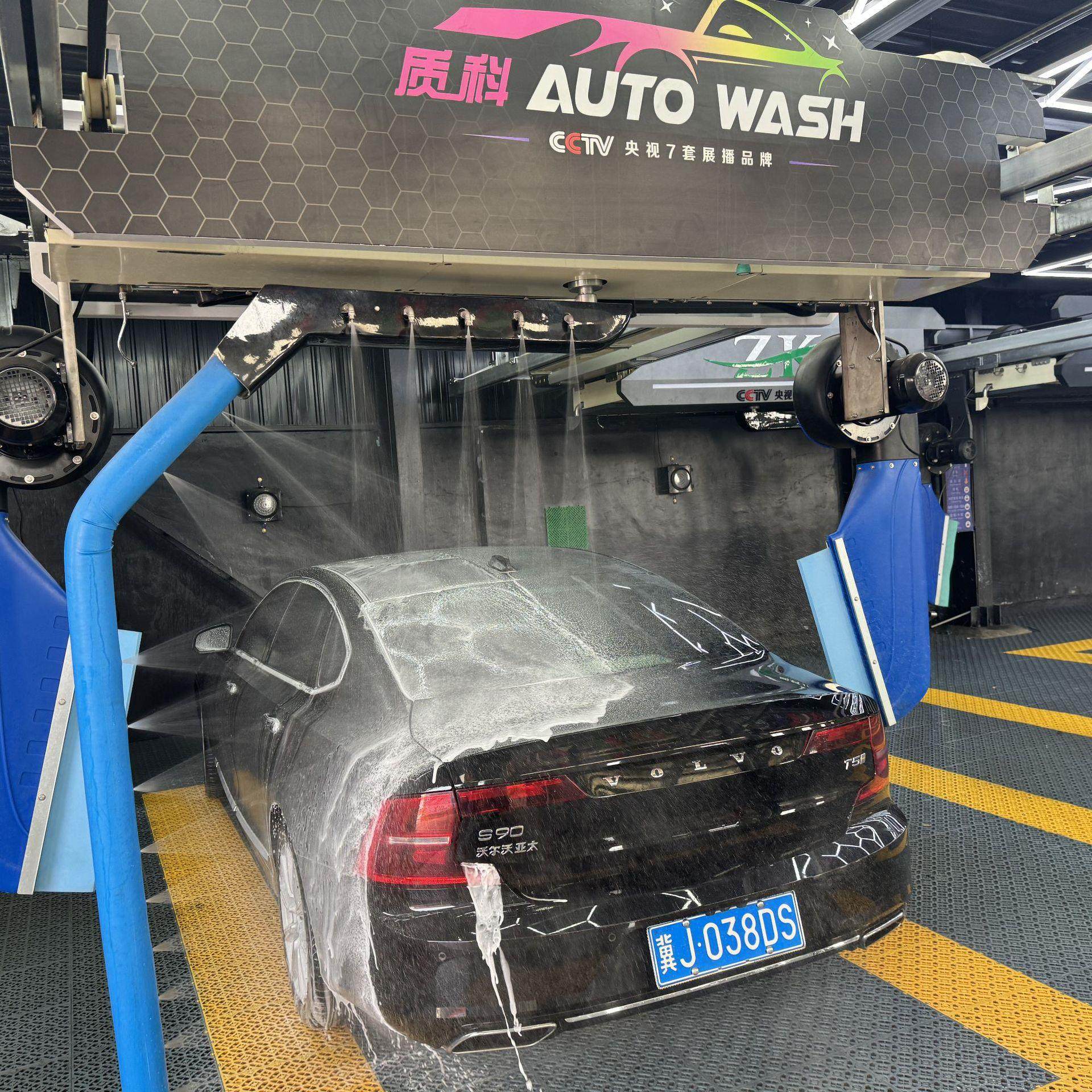 质科电脑智能全自动洗车机商用无人值守高压无接触水蜡风干免擦