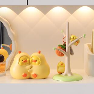 新款创意树脂爬爬架玄关入户钥匙收纳摆件客厅桌面装饰品礼品