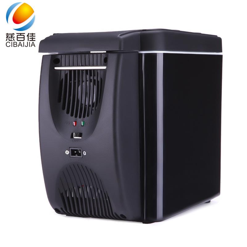 慈百佳6升迷你便携车载冷暖箱 车载冷热型小冰箱 车载冰箱