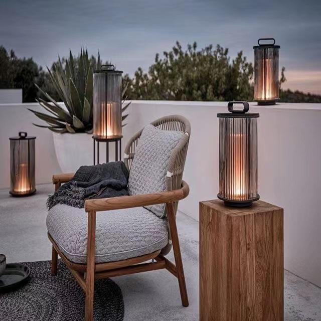 户外灯太阳能庭院灯草坪灯露台阳台灯院子装饰灯照明灯别墅落地灯