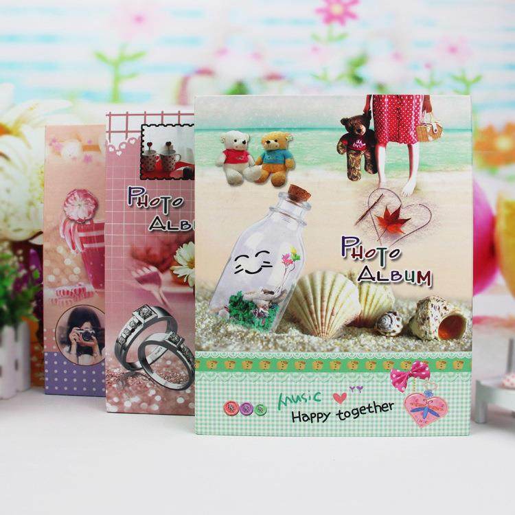 4D 大6寸 200张 盒装相册 插页式 学生 6寸过塑 相册 影集