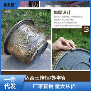 特大号花盆树脂加厚仿陶瓷铁树大花盆 果树阳台庭院种树西辰