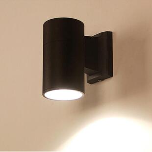 户外壁灯led双头射灯酒店别墅围墙外墙壁灯庭院门上下照壁灯