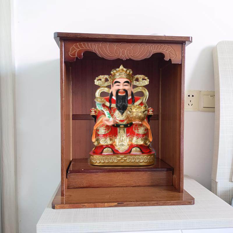 9W佛龛供台家用佛堂爷柜子观音佛柜壁挂式小神龛菩萨供奉桌神台