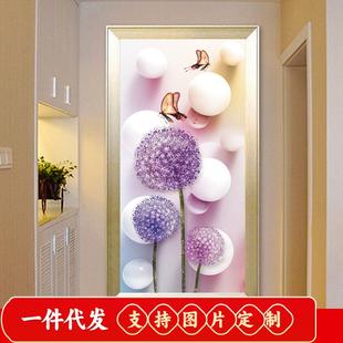 5d玄关竖版 钻石画满钻客厅简约现代点粘贴砖石十字绣走廊2018新款