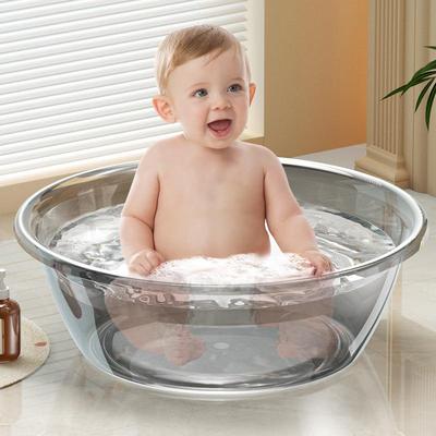 小孩洗澡盆加大特大脸盆 厚实儿童洗澡盆 洗被子床单被罩大脸盆