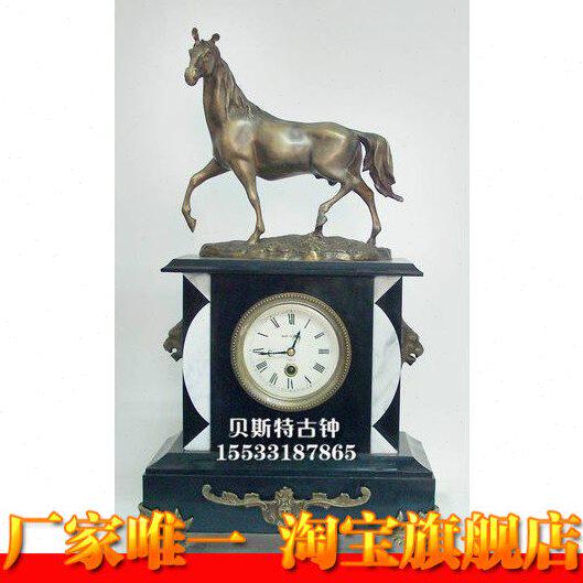 钟表|老式上弦机械座钟|铜理石台钟|欧式古典钟表|家居软装钟表