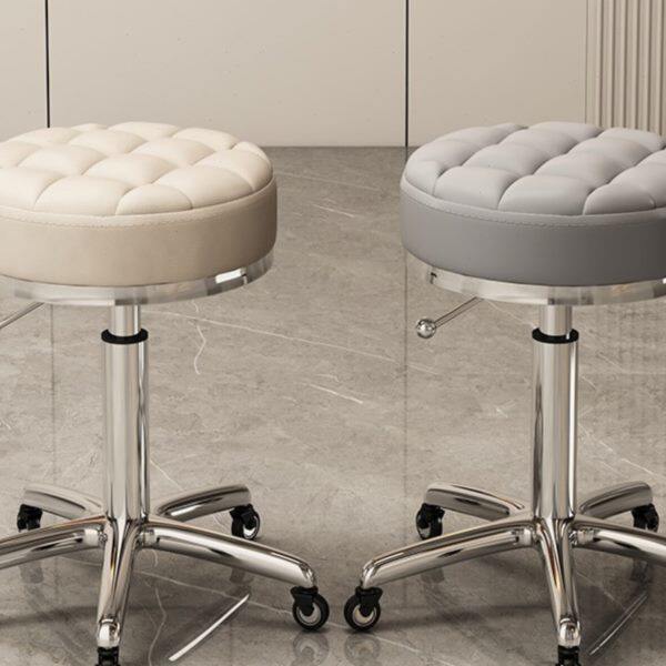 美容凳子滑轮美容院专用椅子理发店大工凳美发美甲旋转升降按摩凳