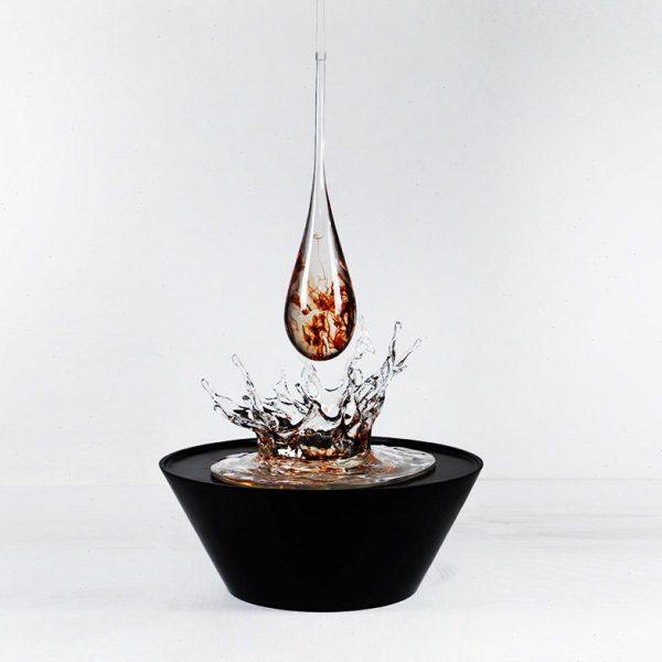 大型水滴吊饰透明浪花摆件售楼处酒店喷泉造景流水波纹玻璃钢雕塑,家居饰品,落地摆件,淘宝优惠券,粉丝福利购,淘宝优惠卷