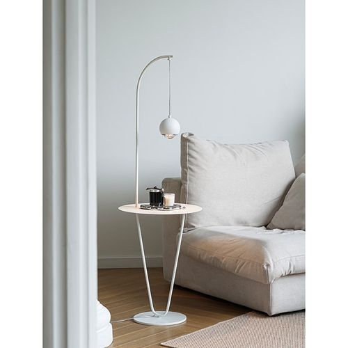 Keijao 极简置物架一体钓鱼落地灯 现代卧室床头立式灯客厅沙发旁