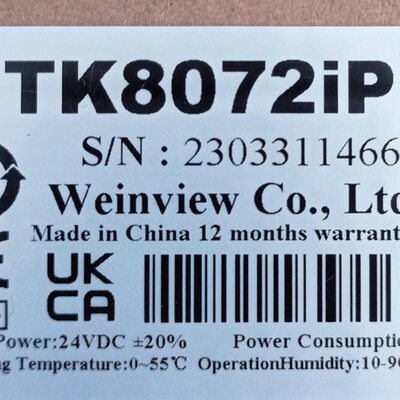 TK8072ip威纶通触摸屏TK系列触摸屏TK8072ip人机界面