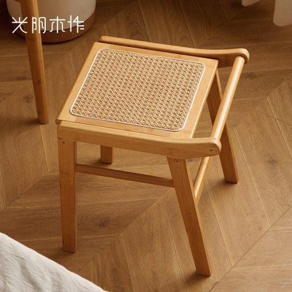 凳子家用矮凳餐凳现代简约化妆凳藤编方凳客厅板凳实木凳高凳坐凳,住宅家具,矮凳,淘宝优惠券,粉丝福利购,淘宝优惠卷