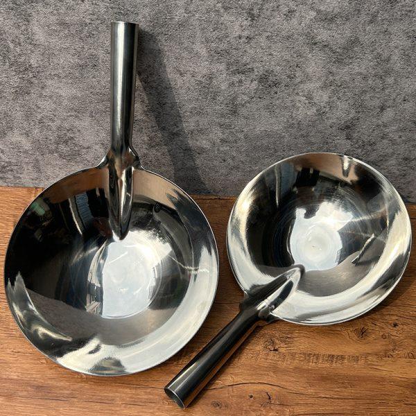 不锈钢水勺加厚老式厨房家用大号水瓢食堂汤勺连柄一体圆底水舀子,厨房/烹饪用具,水舀/水瓢,淘宝优惠券,粉丝福利购,淘宝优惠卷