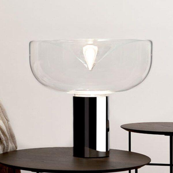 北欧玻璃台灯简约现代卧室床头灯客厅书桌创意灯饰个性艺术软装灯