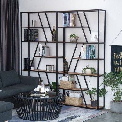 隔断工业风书架铁艺屏风办公室玄关展示架复古客厅实木装饰隔板架,商业/办公家具,办公屏风/隔断,淘宝优惠券,粉丝福利购,淘宝优惠卷