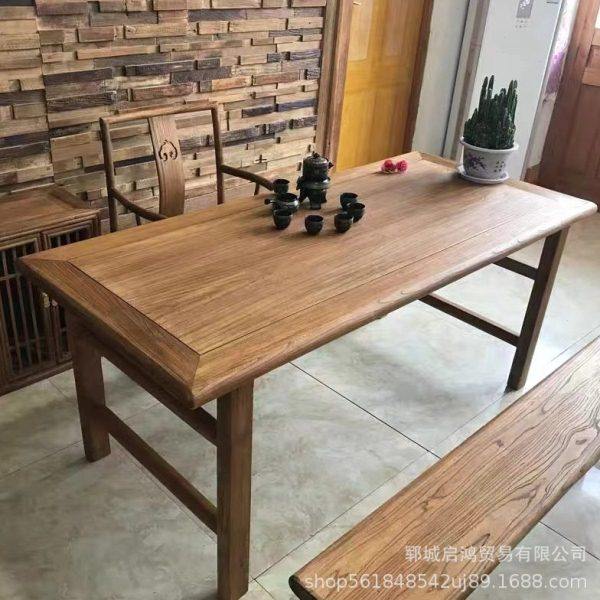 榆木板桌旧木板老原木桌子实木风化板复古怀旧民宿吧台茶桌茶台,商业/办公家具,茶台/茶桌,淘宝优惠券,粉丝福利购,淘宝优惠卷