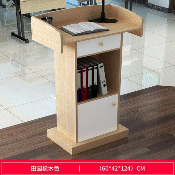 导购台多媒体移动讲台培训班用教室地台办公室前台接待迎宾台餐饮
