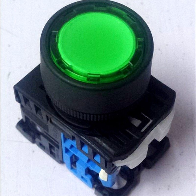 正品富士 平头 自复位 1触点 带灯按钮 Fe AR22G4L A22FOL E3 E4