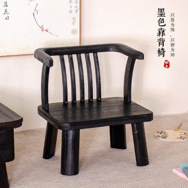 实木榻榻米座椅靠背矮椅子阳台休闲椅床上无腿家用日式飘窗小椅子,住宅家具,阳台椅,淘宝优惠券,粉丝福利购,淘宝优惠卷