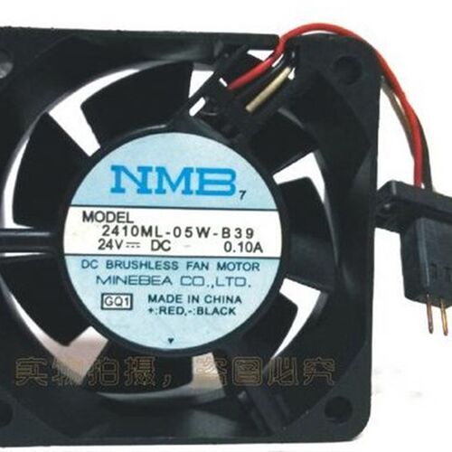 原装NMB6025 2410ML-05W-B39 24V0.10A发那科数码机床散热风扇6CM