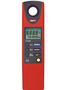优利德UT381数字式照度计高精度微光测量仪UT382测光仪器UT383BT