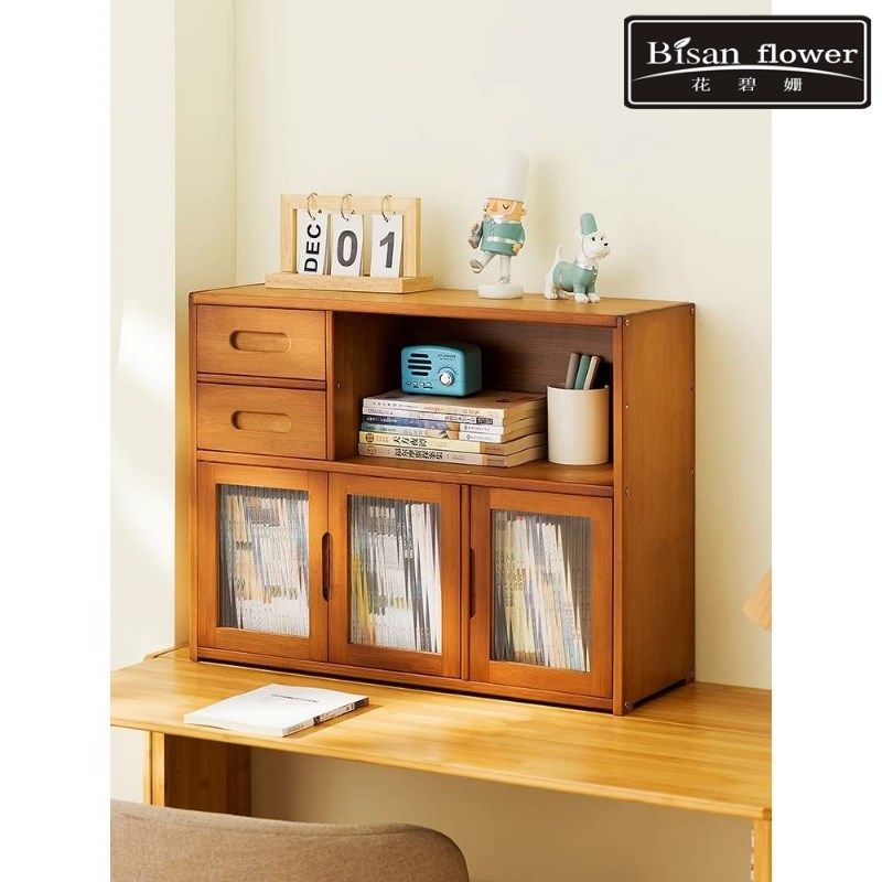 实木书架榻榻米飘窗柜储t物矮柜窗台上收纳小书柜卧室落地置物柜