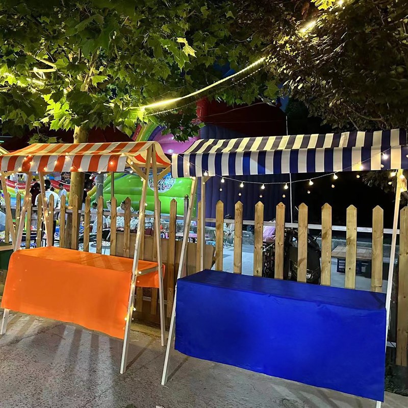 摊位架户外万象城k活动节日棚摆摊展示架铁艺架美食夜市集市架定