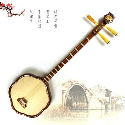正宗潮州乐器 高级红木梅花蓁 秦琴 丝弦 梅花琴 潮州音乐