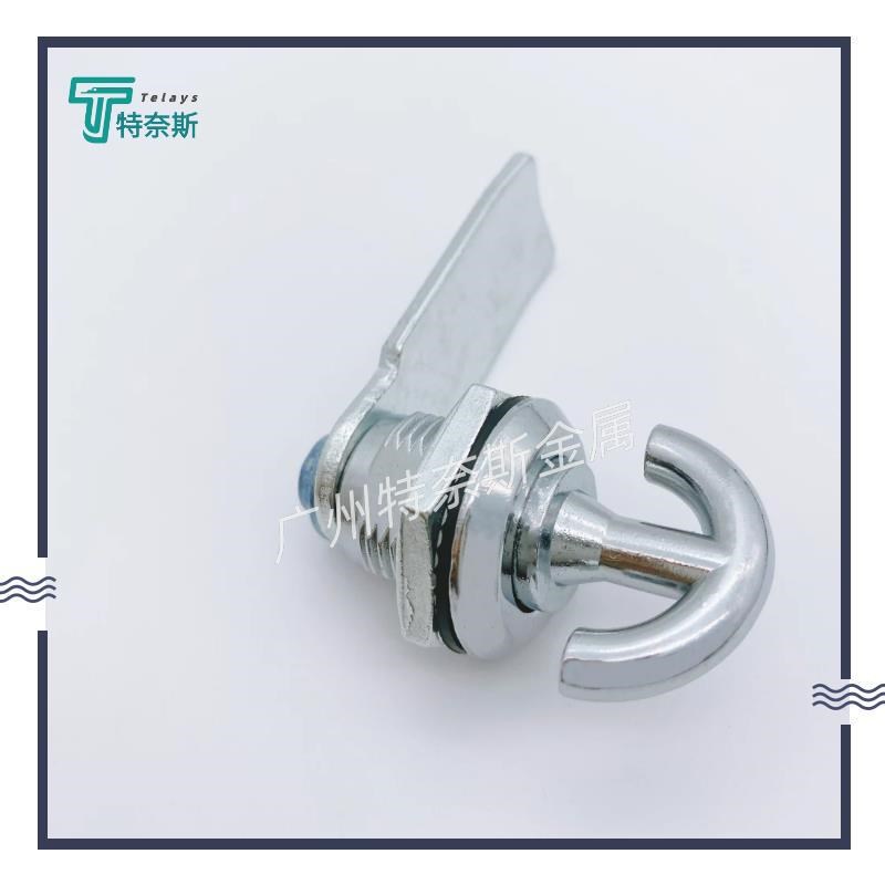 MS715配电箱门锁 圆柱u锁转舌锁翼型手柄锁仪表柜锁开关控制柜门